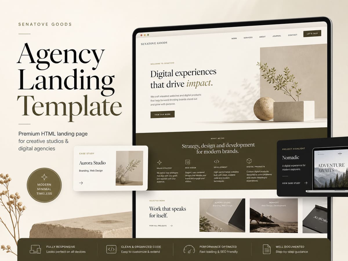 Agency Landing Template