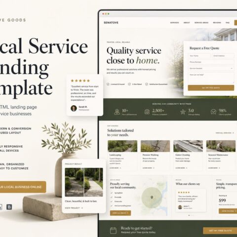 Local Service Landing Template