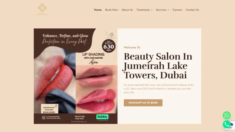 MC Beauty Lounge — project cover