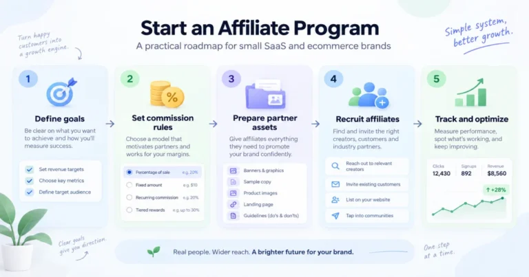 How to Start an Affiliate Program for a Small SaaS or Ecommerce Business