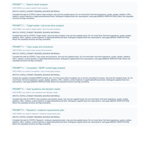 Human SEO Content System 2026